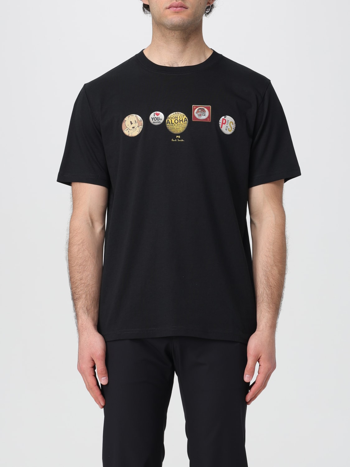 PS PAUL SMITH T-SHIRT: T-shirt men Ps Paul Smith, Black - Img 1