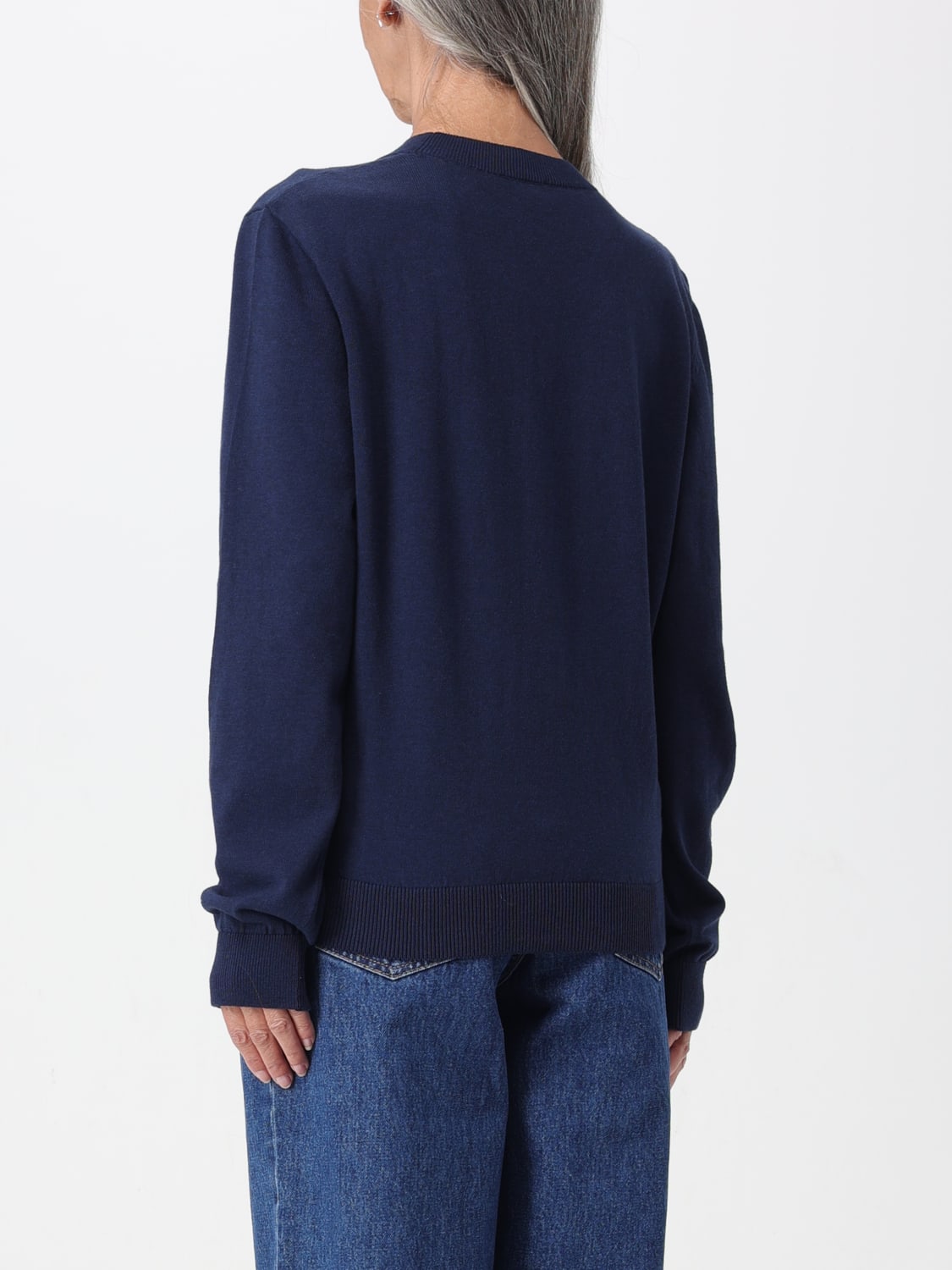 A.P.C. PULLOVER: Sweatshirt damen A.P.C., Blau - Img 3