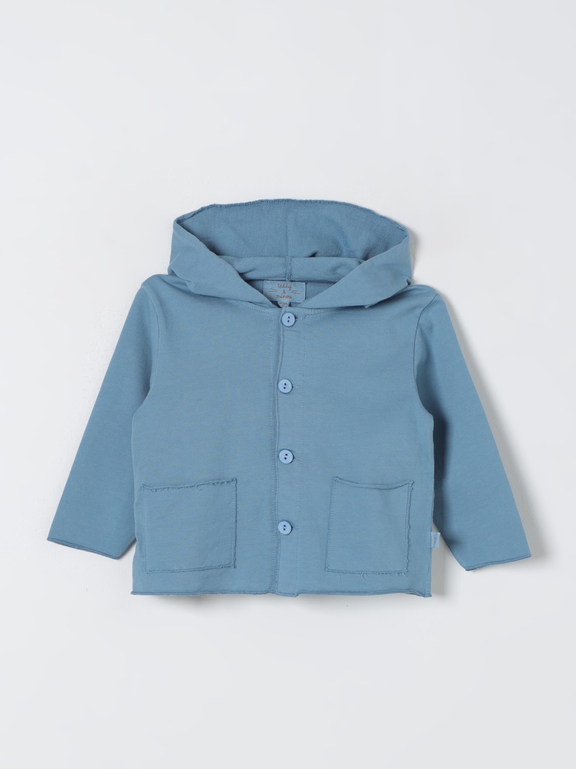 TEDDY & MINOU JACKET: Coats kids Teddy & Minou, Blue - Img 1