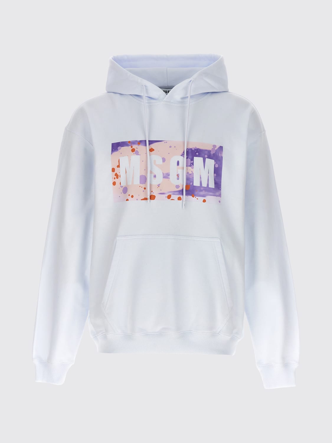 MSGM SWEATSHIRT: Sweatshirt men MSGM, White - Img 1