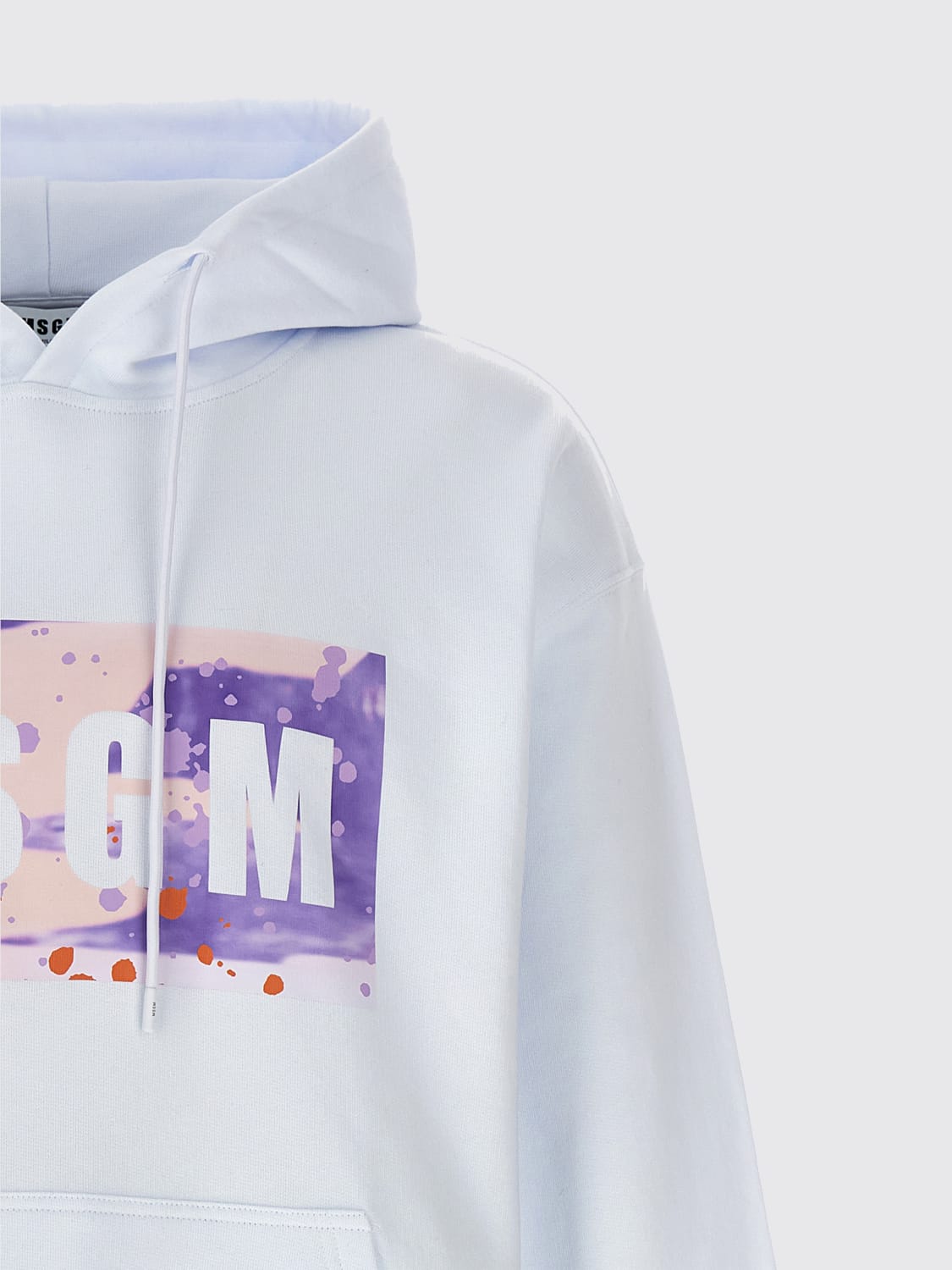 MSGM SWEATSHIRT: Sweatshirt men MSGM, White - Img 3