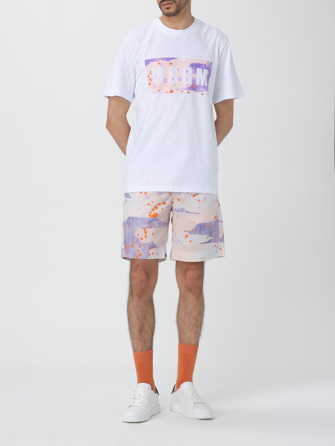 MSGM CAMISETA: Camiseta hombre MSGM, Blanco - Img 2