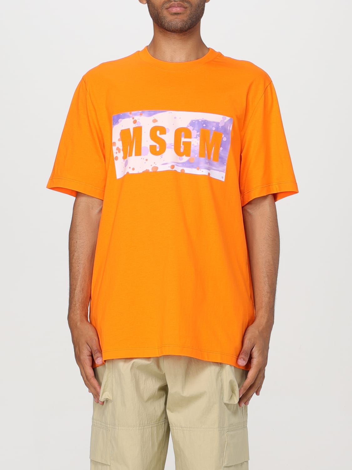 Giglio T-shirt di cotone MSGM