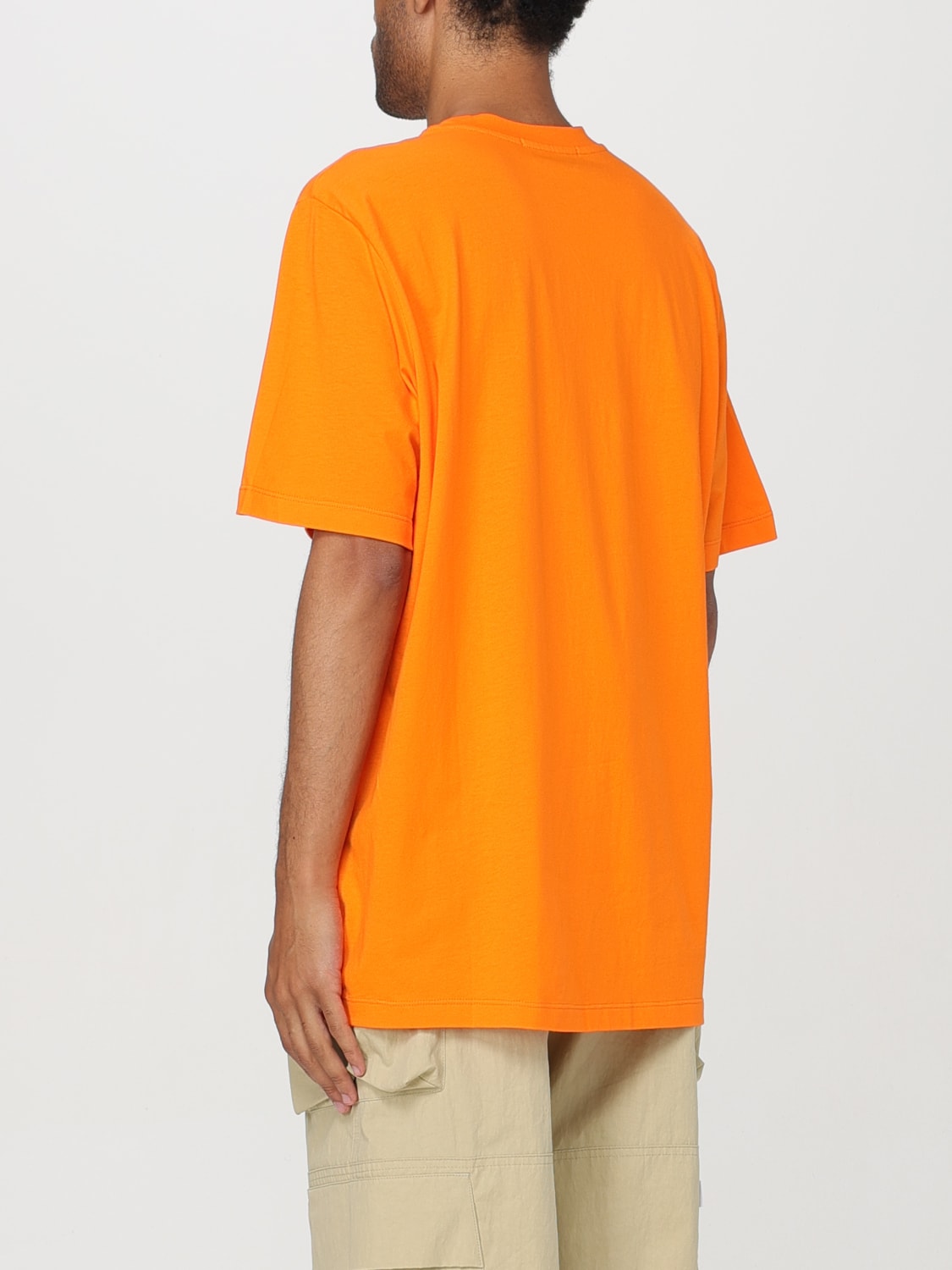 MSGM T-SHIRT: T-shirt men MSGM, Orange - Img 2