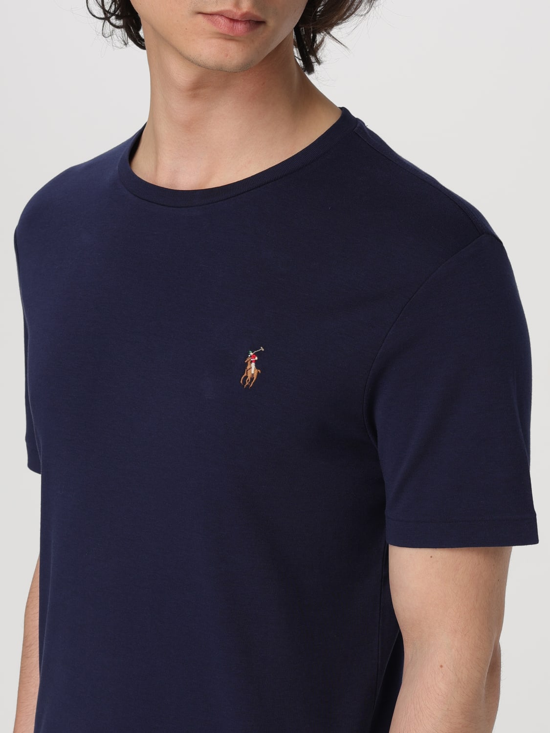 POLO RALPH LAUREN T-SHIRT: T-shirt men Polo Ralph Lauren, Blue - Img 3