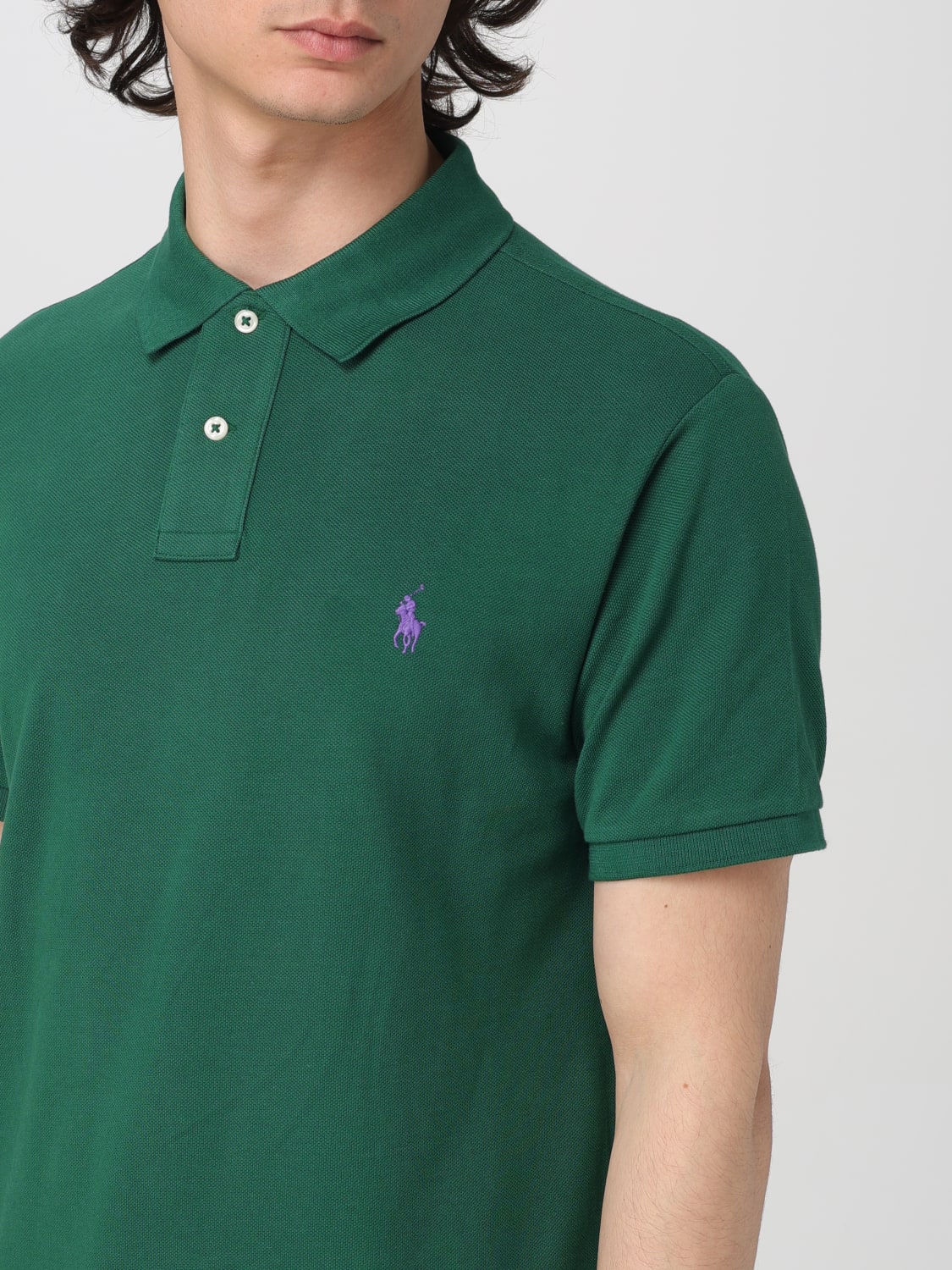 POLO RALPH LAUREN POLO SHIRT: T-shirt men Polo Ralph Lauren, Green - Img 3