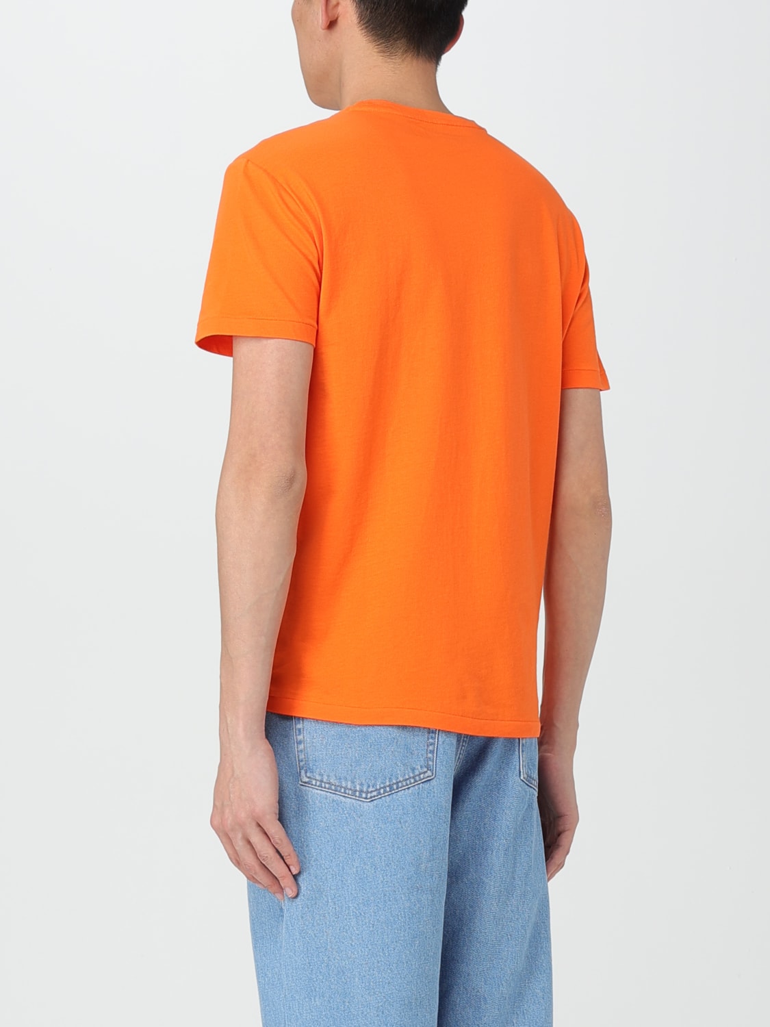 POLO RALPH LAUREN T-SHIRT: T-shirt men Polo Ralph Lauren, Orange - Img 2