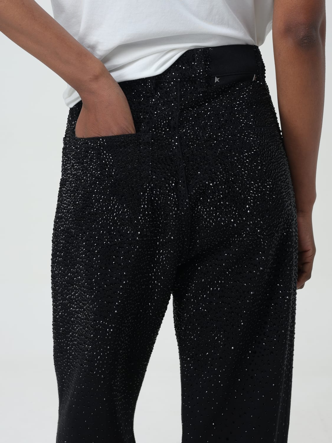 パンツ GOLDEN GOOSE Woman Pants Black GWP00844P00147590100 GOLDEN GOOSE: Pants woman - Black | Golden Goose pants