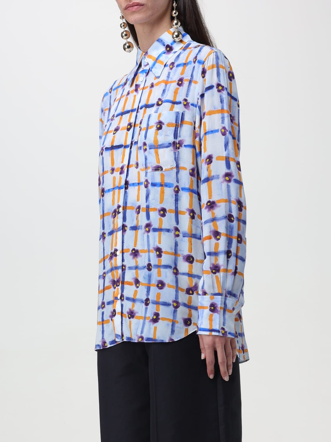 Marni Outlet: Shirt woman - Multicolor | Marni shirt CAMA0103A0UTSG10 ...