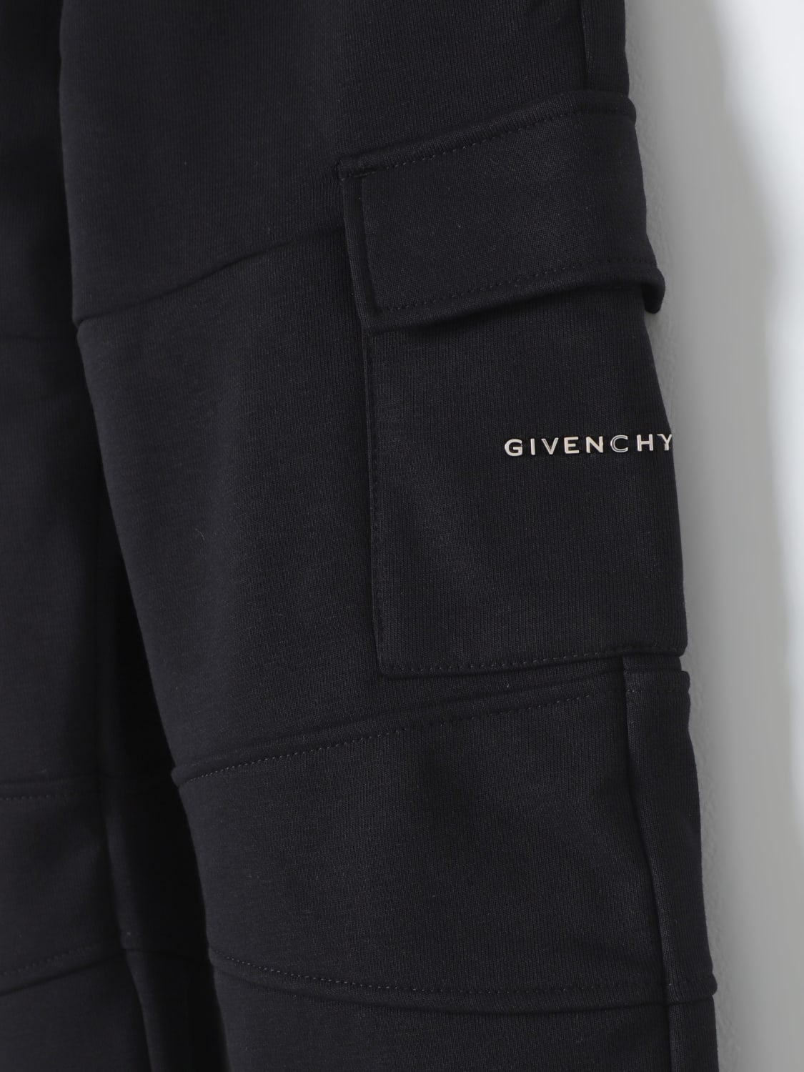 GIVENCHY 팬츠: 팬츠 남아 Givenchy, 블랙 - Img 3