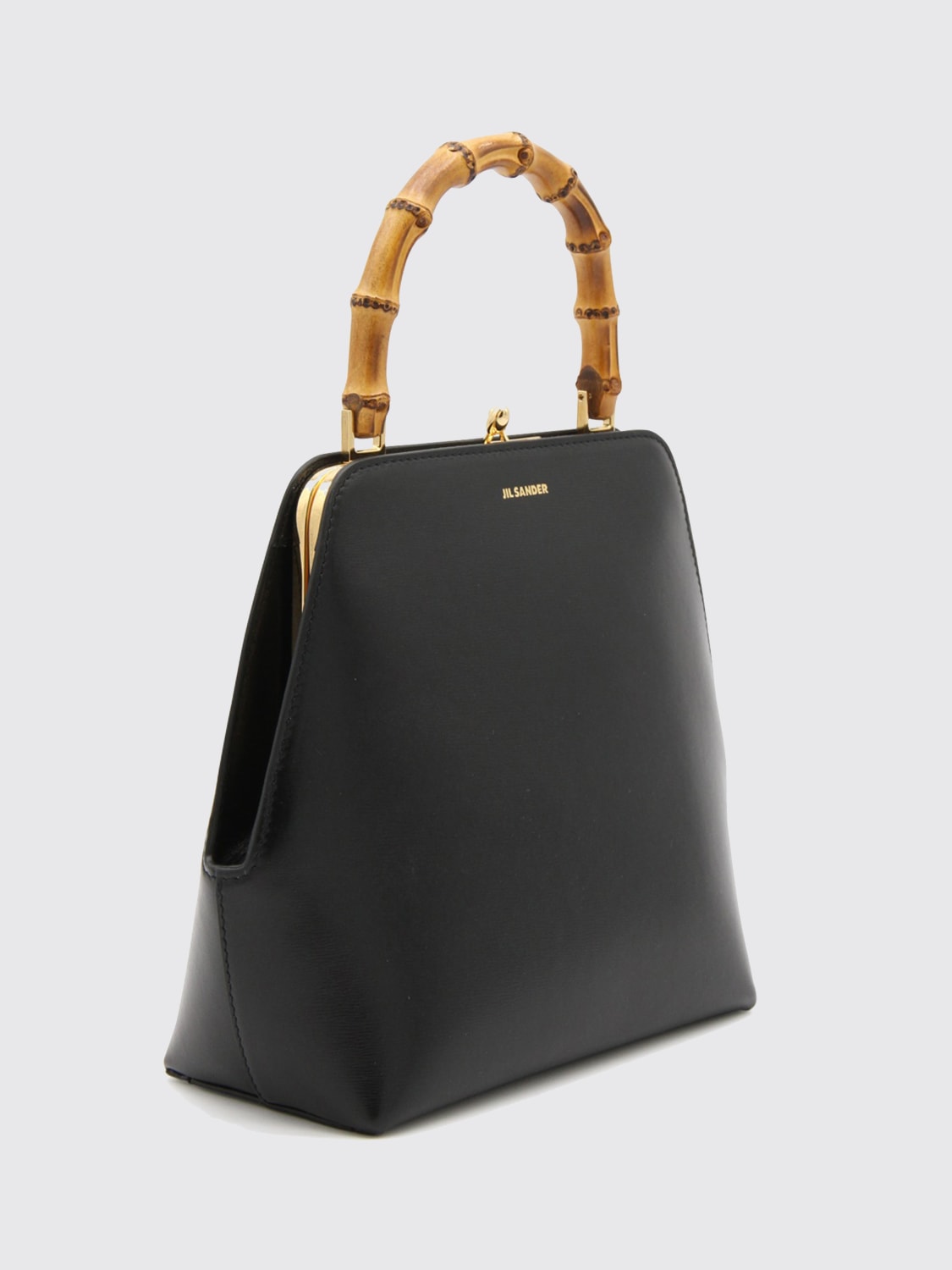 JIL SANDER BORSA A MANO: Borsa a mano Goji Bamboo Jil Sander, Nero - Img 3