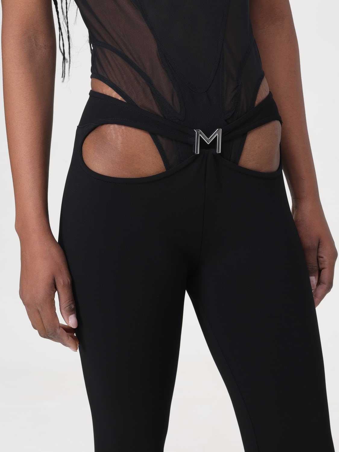 MUGLER PANTS: Pants woman Mugler, Black - Img 5