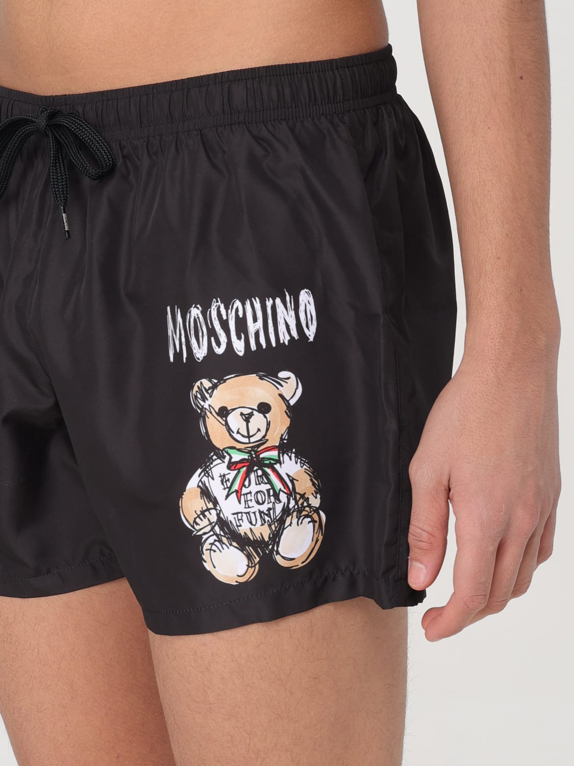 MOSCHINO COUTURE SWIMSUIT: Short men Moschino Couture, Black - Img 3