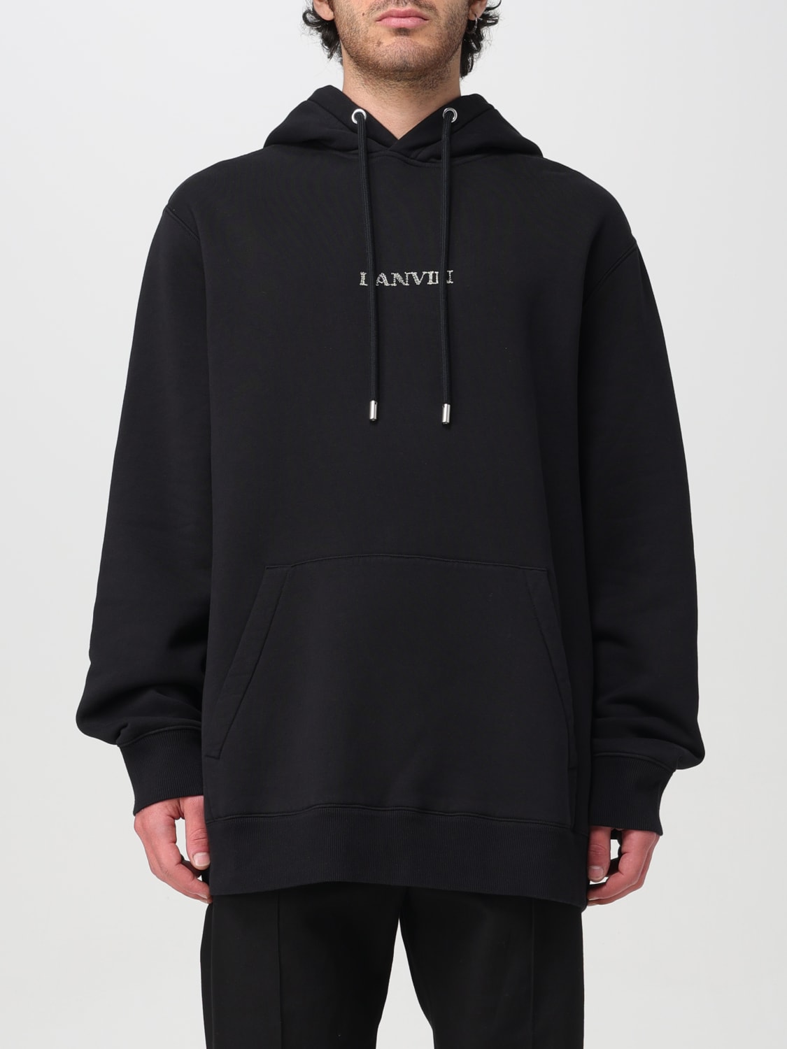 LANVIN SWEATSHIRT: T-shirt men Lanvin, Black - Img 1