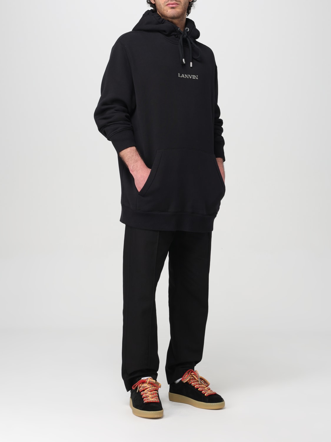 LANVIN SWEATSHIRT: T-shirt men Lanvin, Black - Img 2