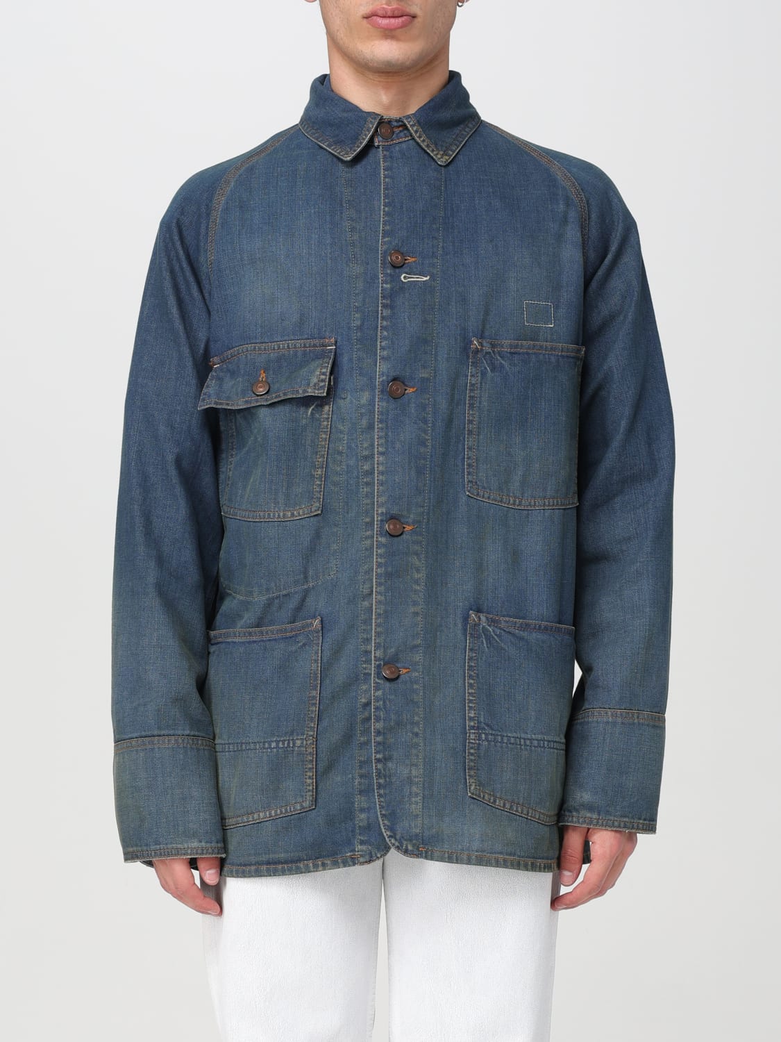 Giglio Camicia Maison Margiela in denim