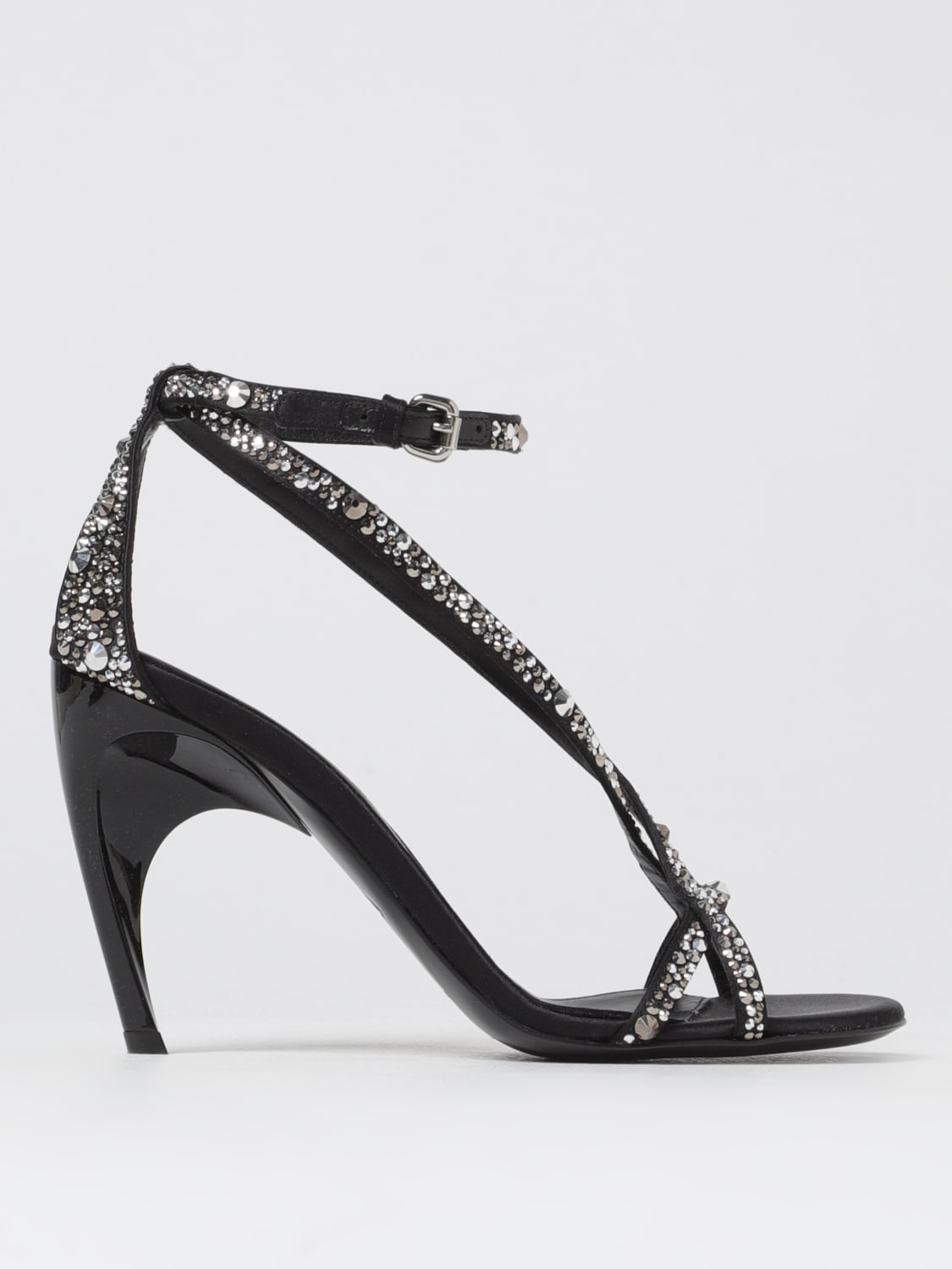 ALEXANDER MCQUEEN HEELED SANDALS: Heeled sandals woman Alexander McQueen, Black - Img 1