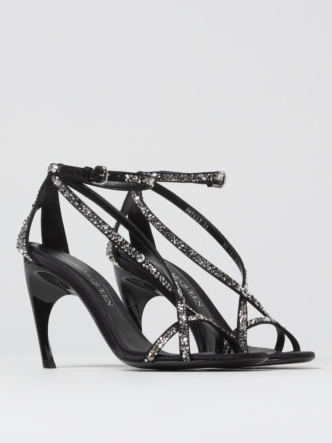 ALEXANDER MCQUEEN HEELED SANDALS: Heeled sandals woman Alexander McQueen, Black - Img 2