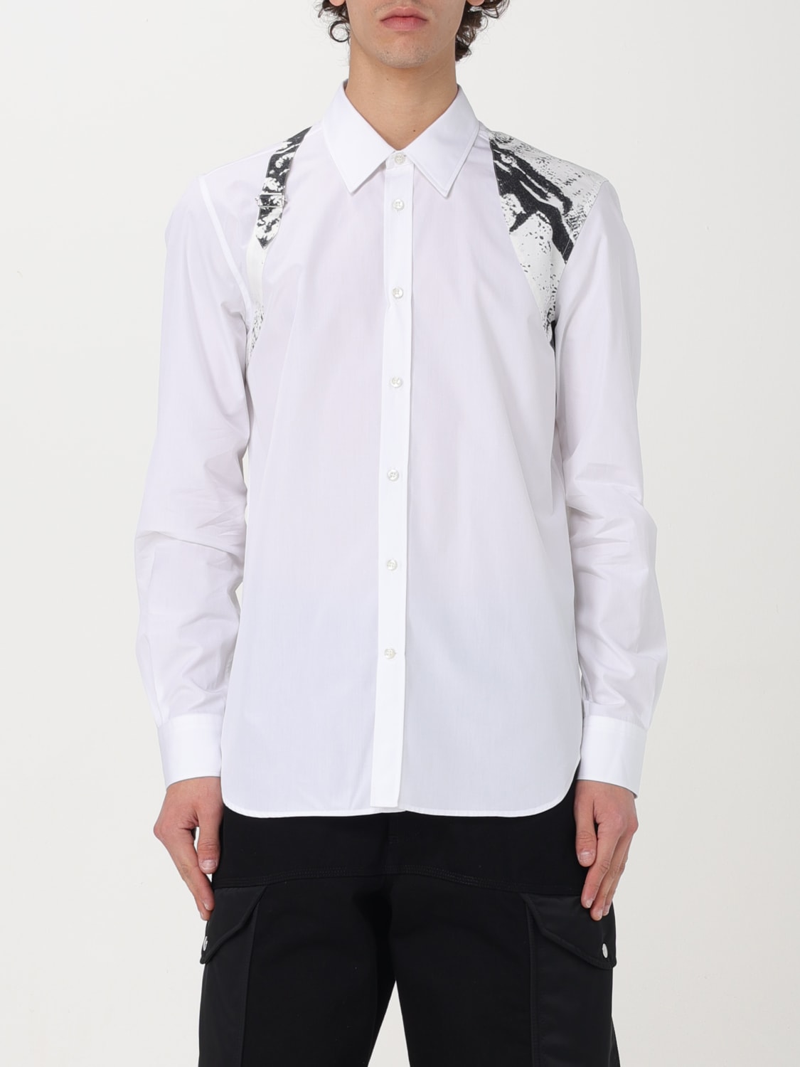 MCQUEEN: Shirt men - White | McQueen shirt 782233QNAAD