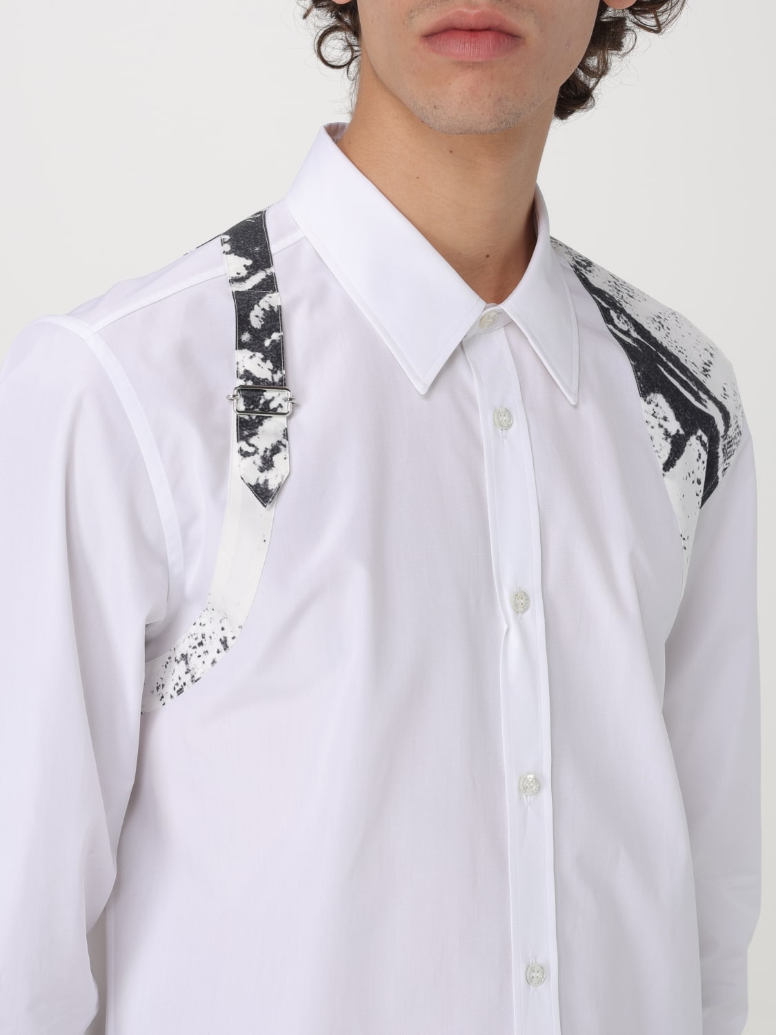 Alexander mcqueen fashion harness shirt