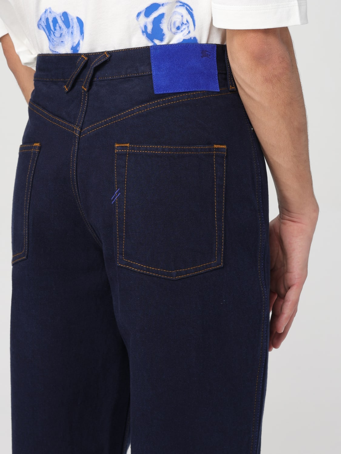 Outlet de Burberry Jeans hombre Azul Oscuro Jeans Burberry 8080774 en linea en GIGLIO.COM