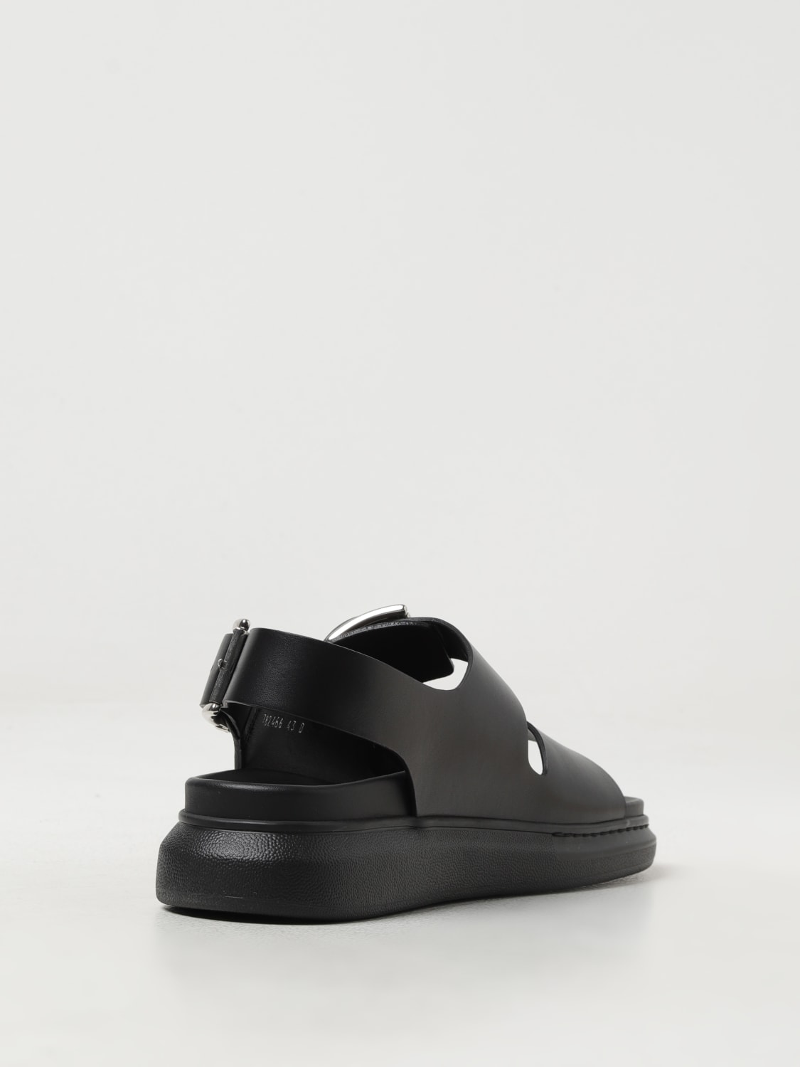 Alexander McQueen Outlet Sandals men Black Alexander McQueen sandals 782466WIEU3 online at GIGLIO.COM