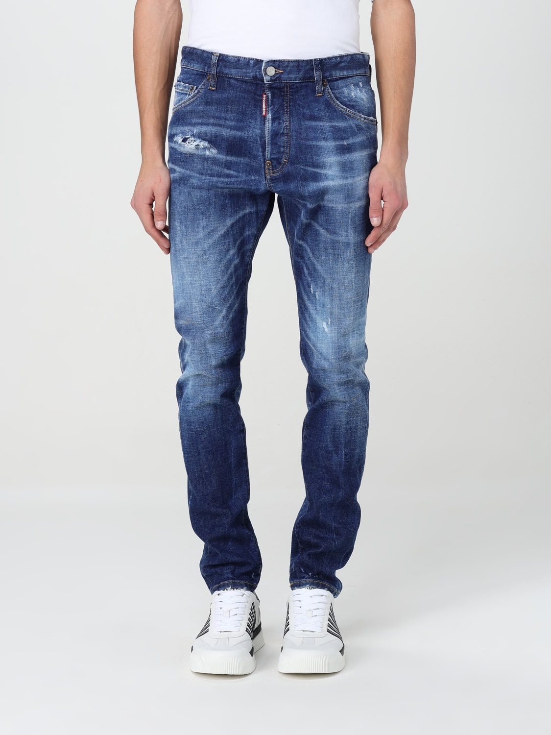 DSQUARED2 JEANS: Jeans homme Dsquared2, Bleu - Img 1