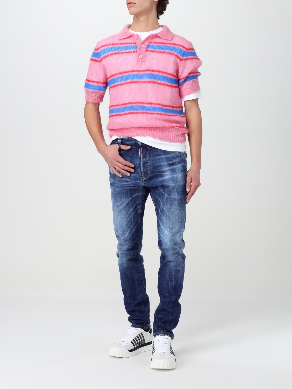 DSQUARED2 JEANS: Jeans homme Dsquared2, Bleu - Img 2