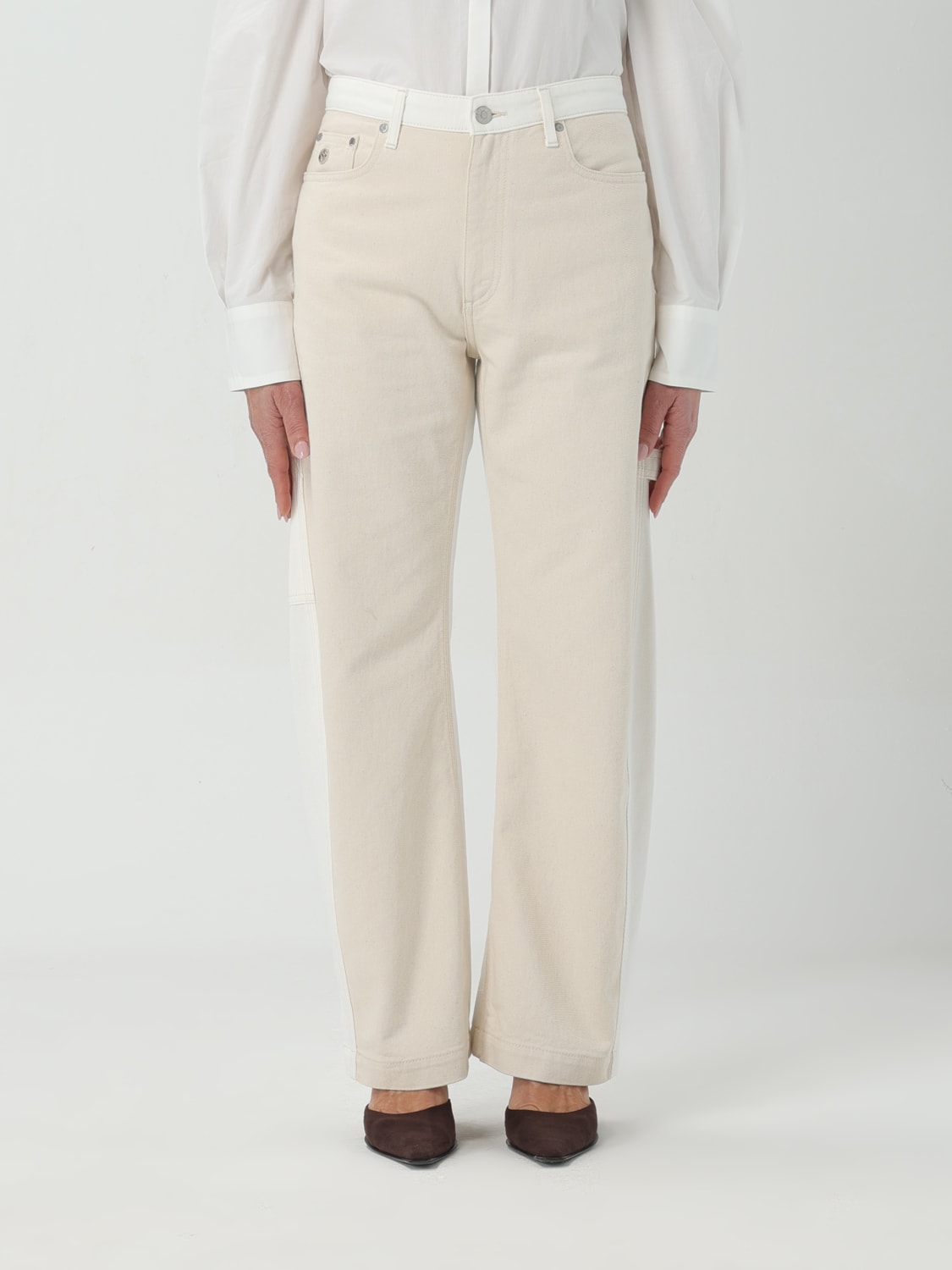 STELLA MCCARTNEY JEANS: Jeans woman Stella McCartney, White - Img 1