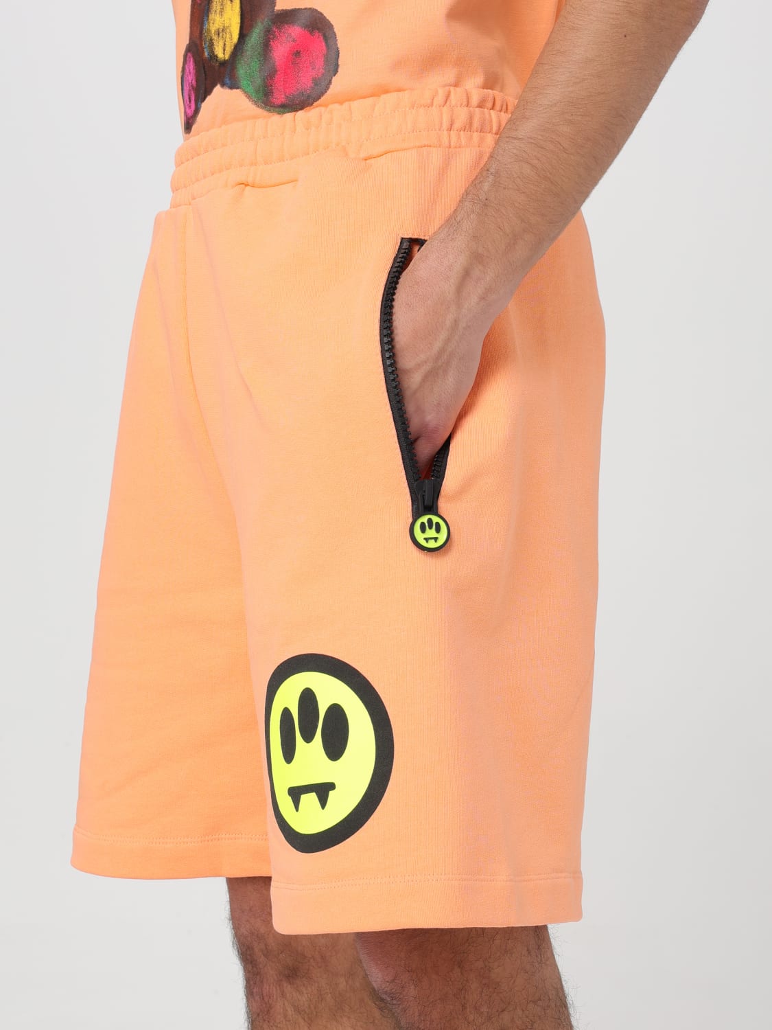 Barrowアウトレット:ショートパンツ メンズ - オレンジ Barrowアウトレット:ショートパンツ メンズ - オレンジ