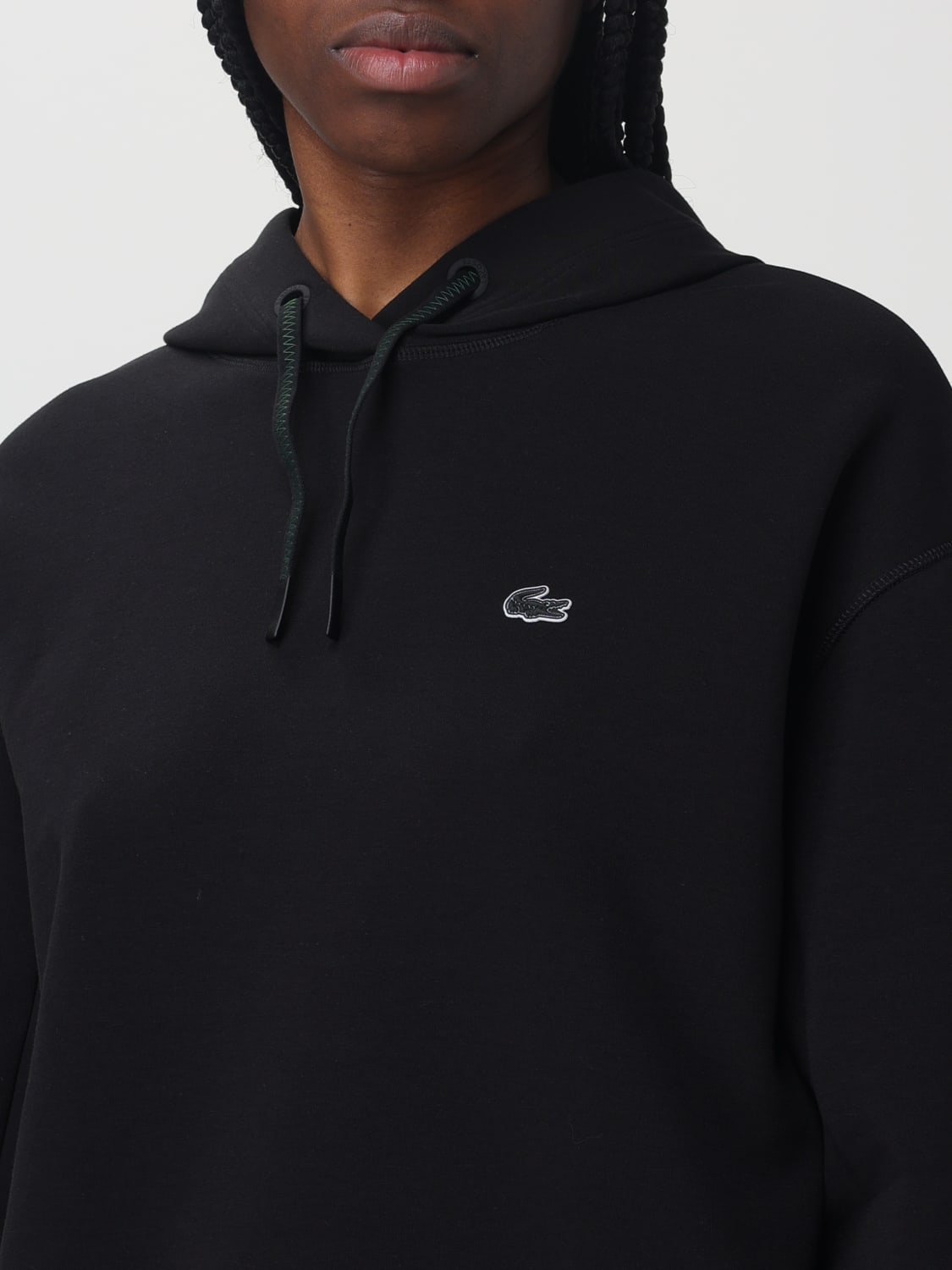 LACOSTE 스웨트셔츠: 스웨터 여성 Lacoste, 블랙 - Img 3