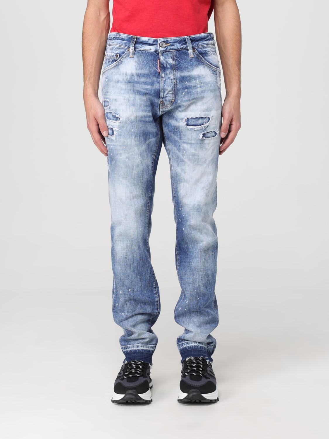 DSQUARED2 JEANS: Jeans men Dsquared2, Blue - Img 1