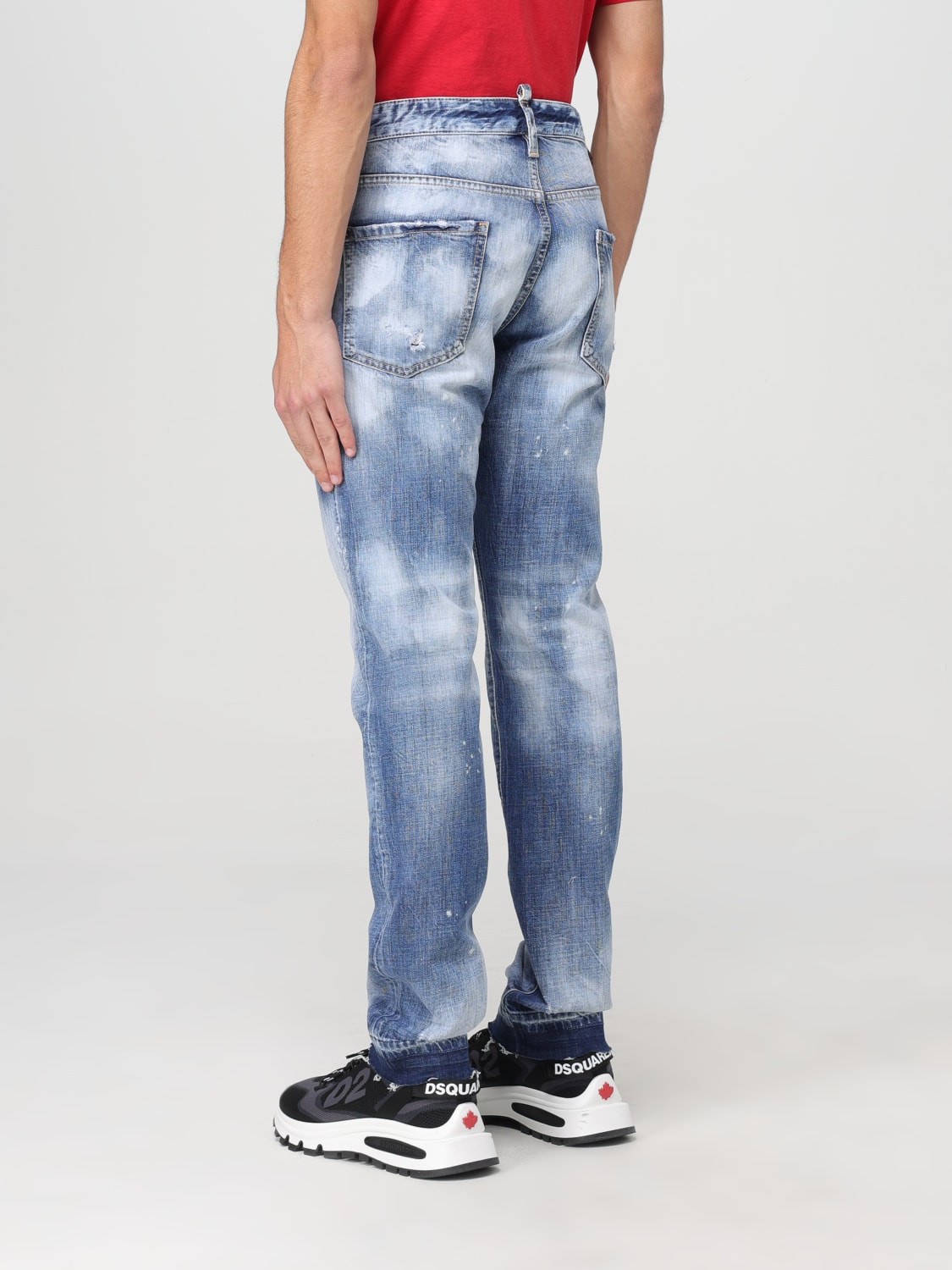 DSQUARED2 JEANS: Jeans men Dsquared2, Blue - Img 3