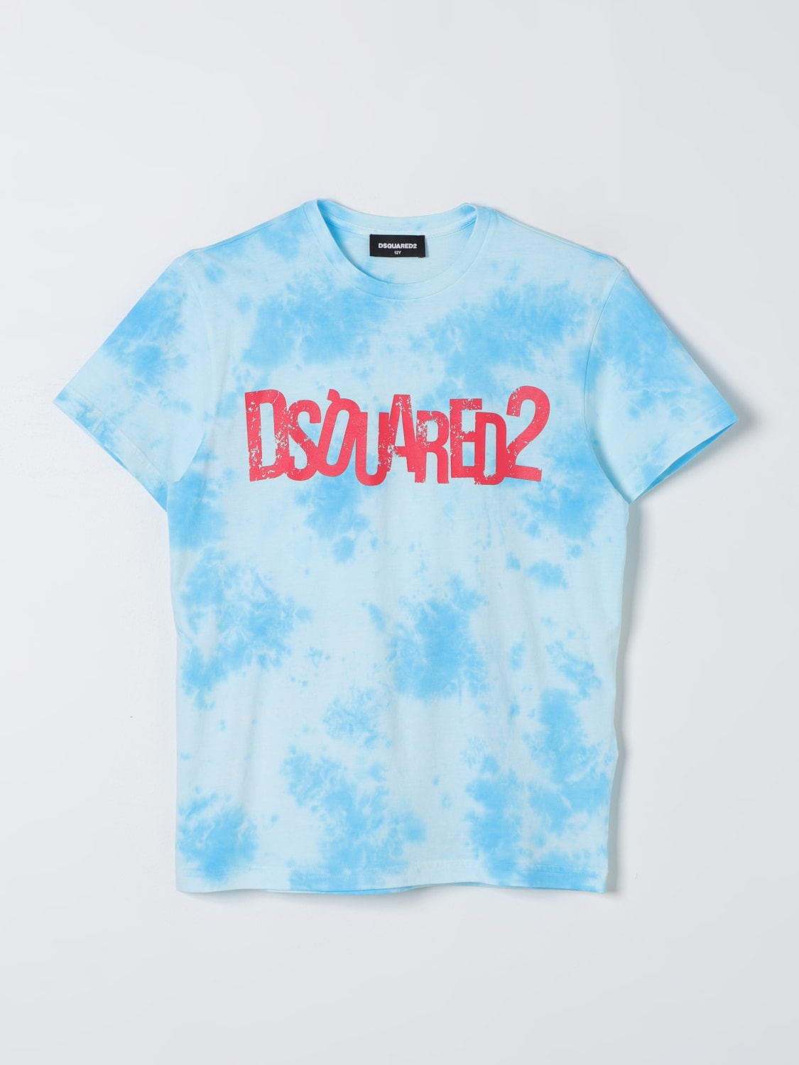 DSQUARED2 T-SHIRT: T-shirt kids Dsquared2 Junior, Blue - Img 1