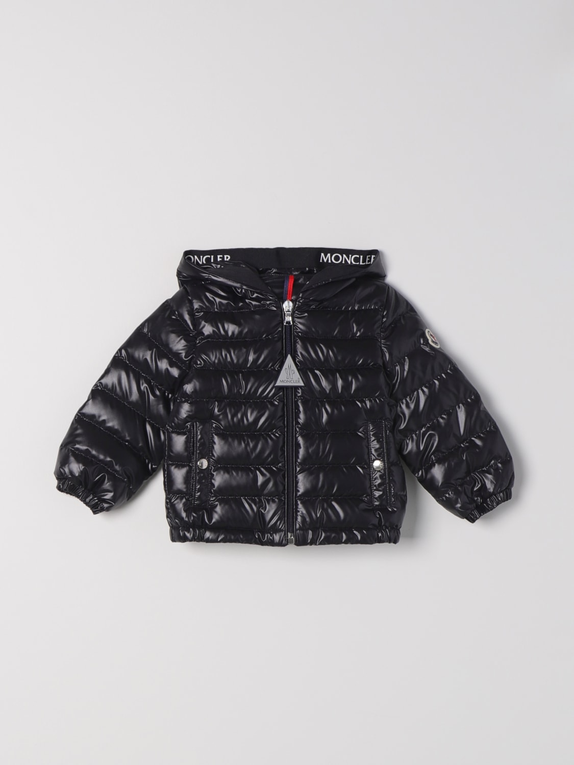 MONCLER: Coats kids - Blue | Moncler jacket 1A00007595ZJ online at ...