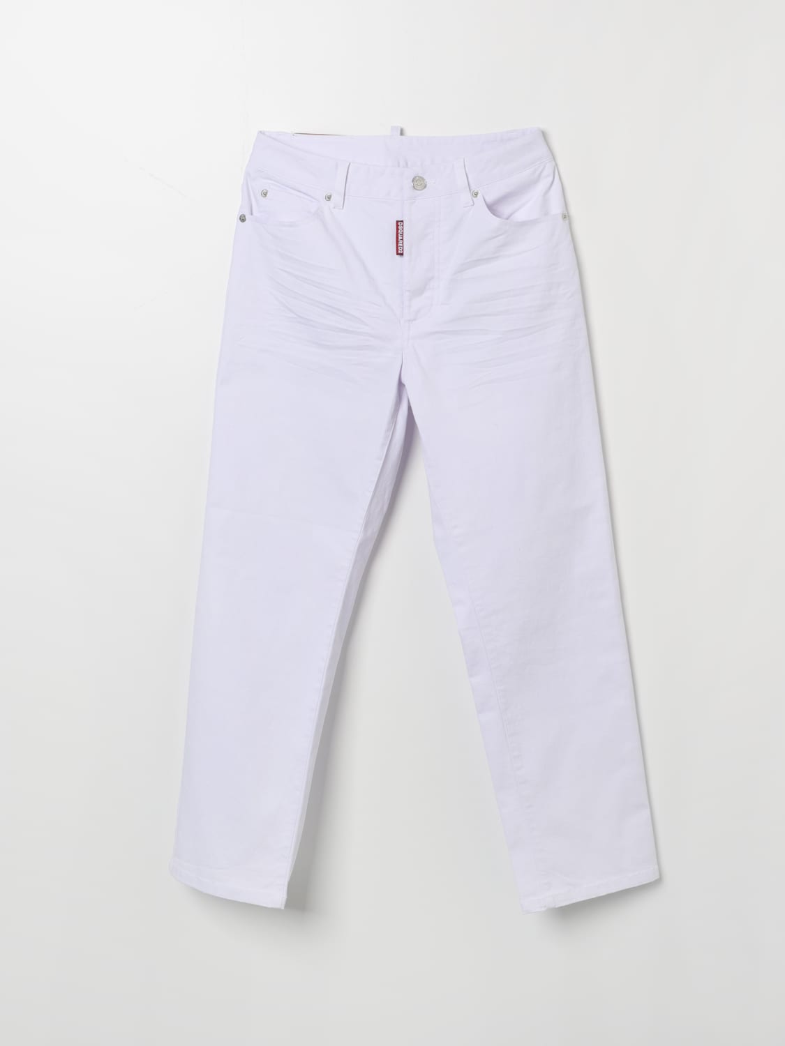 DSQUARED2 JEANS: Dsquared2 Junior cotton jeans, White - Img 1