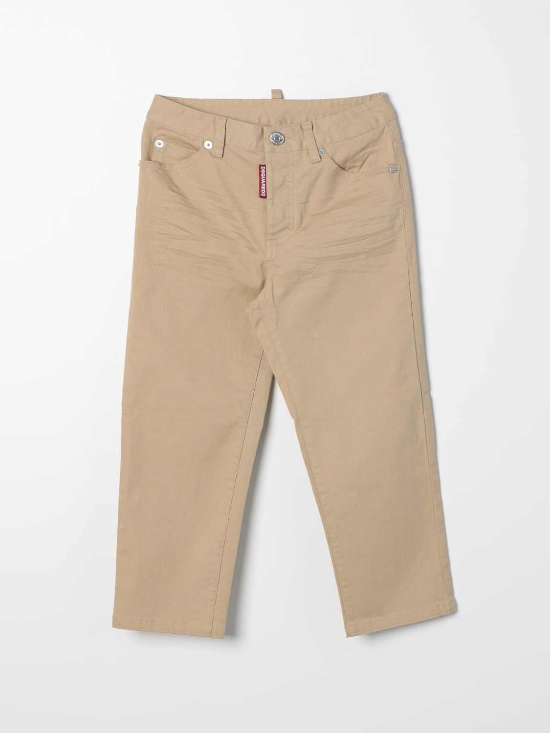 DSQUARED2 JEANS: Jeans Dsquared2 Junior in cotone , Beige - Img 1