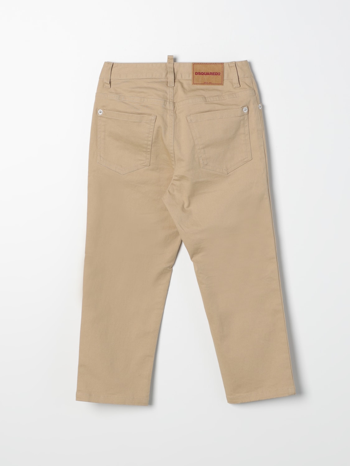 DSQUARED2 JEANS: Dsquared2 Junior cotton jeans, Beige - Img 2