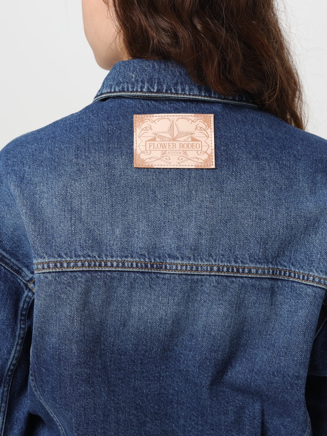 ACTITUDE TWINSET：Jacket woman Twinset - Actitude - Denim | GIGLIO.COMオンラインのActitude  Twinset Jacket 241AP2410