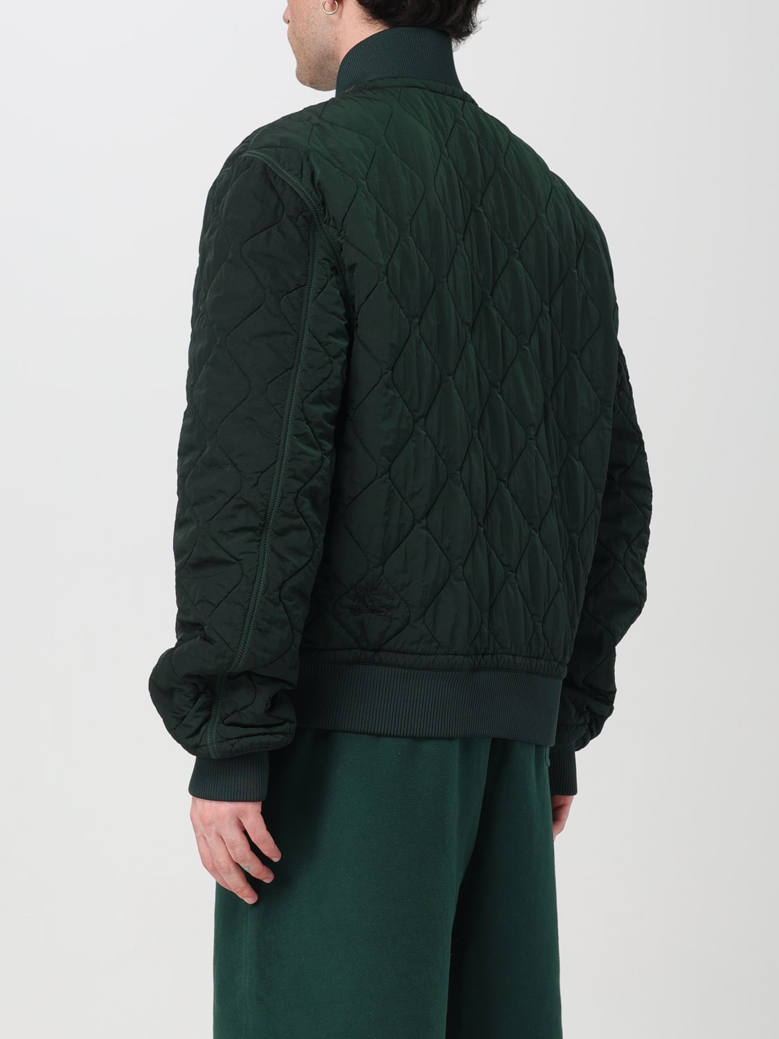 BURBERRY JACKET: Jacket men Burberry, Forest Green - Img 3