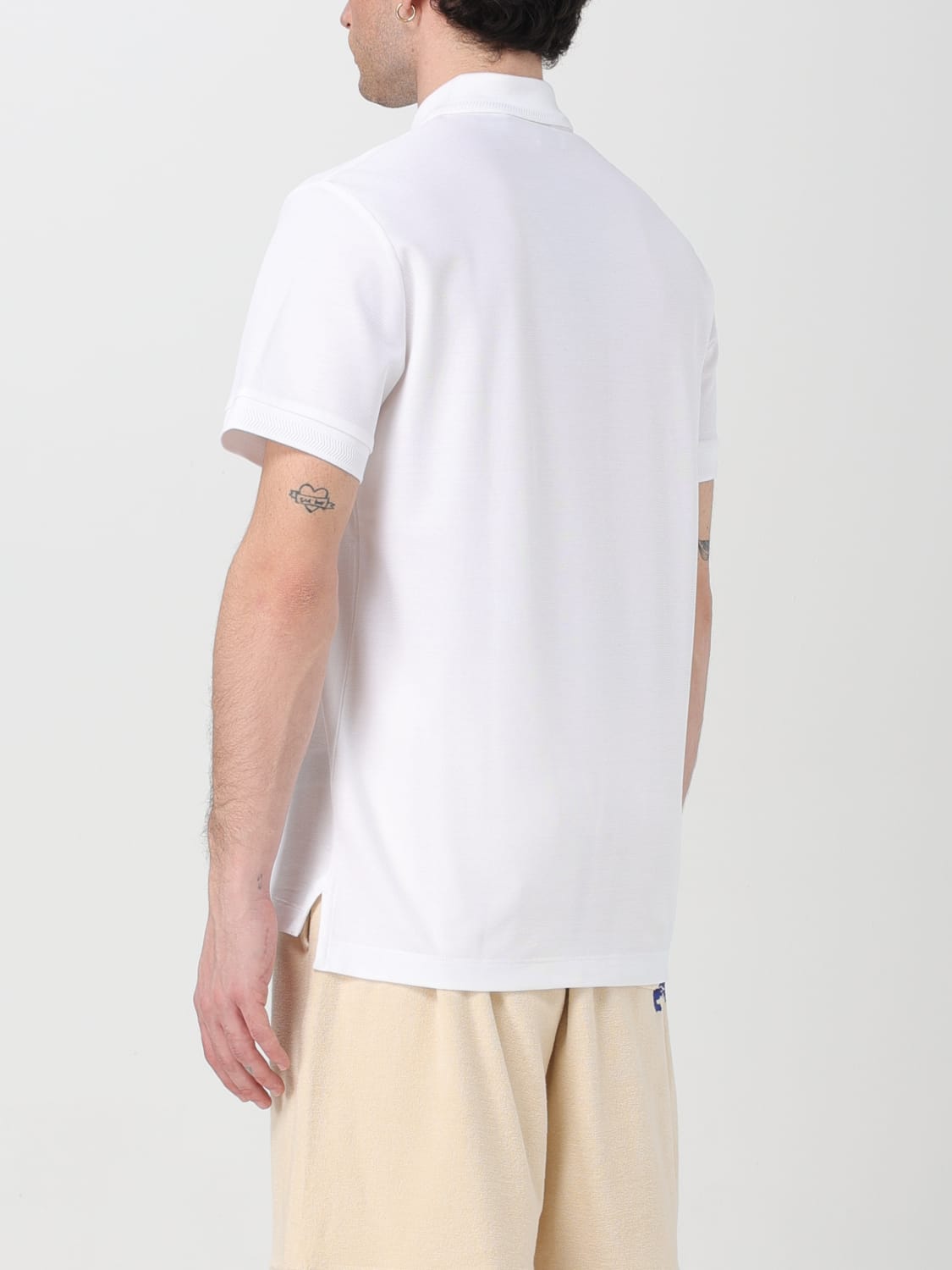 BURBERRY POLO SHIRT: Polo shirt men Burberry, White - Img 3