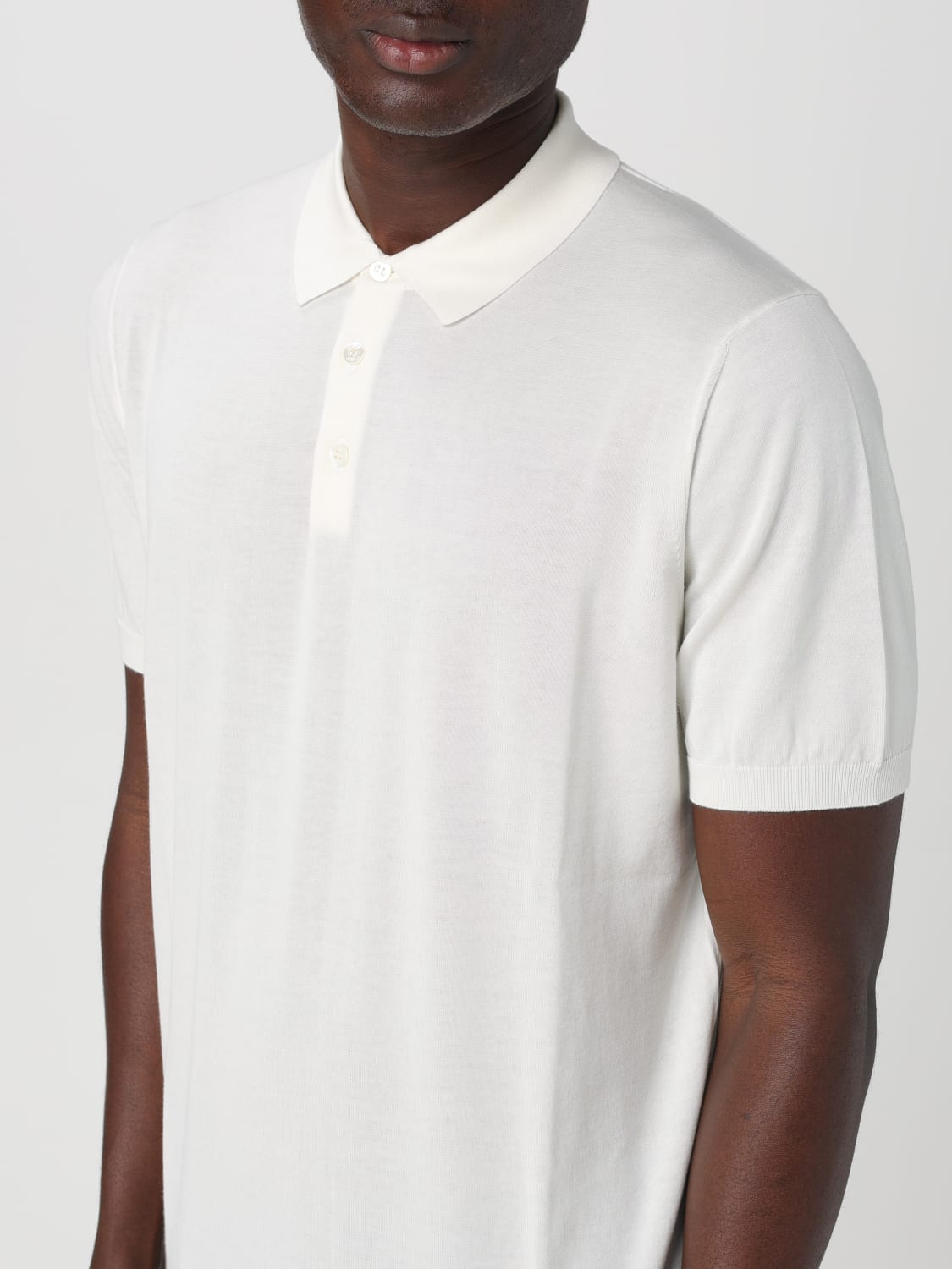 DRUMOHR POLO SHIRT: Polo shirt men Drumohr, White - Img 3