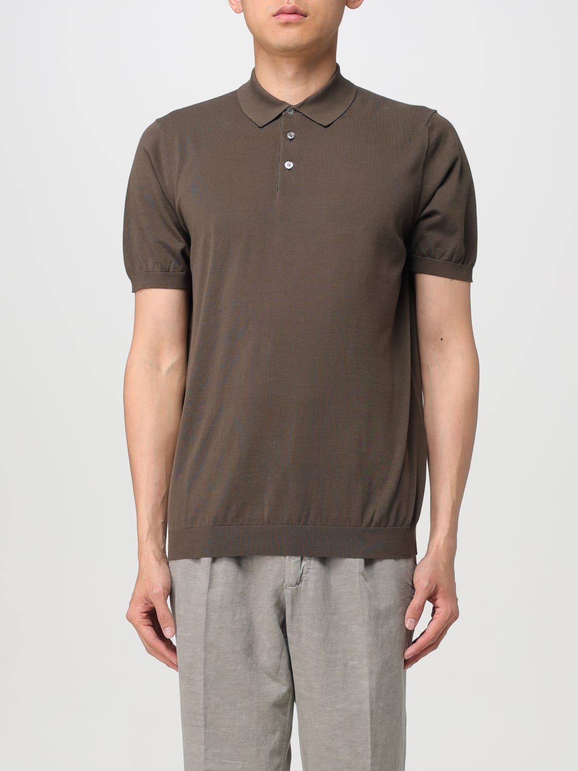 DRUMOHR POLO SHIRT: Polo shirt men Drumohr, Grey - Img 1