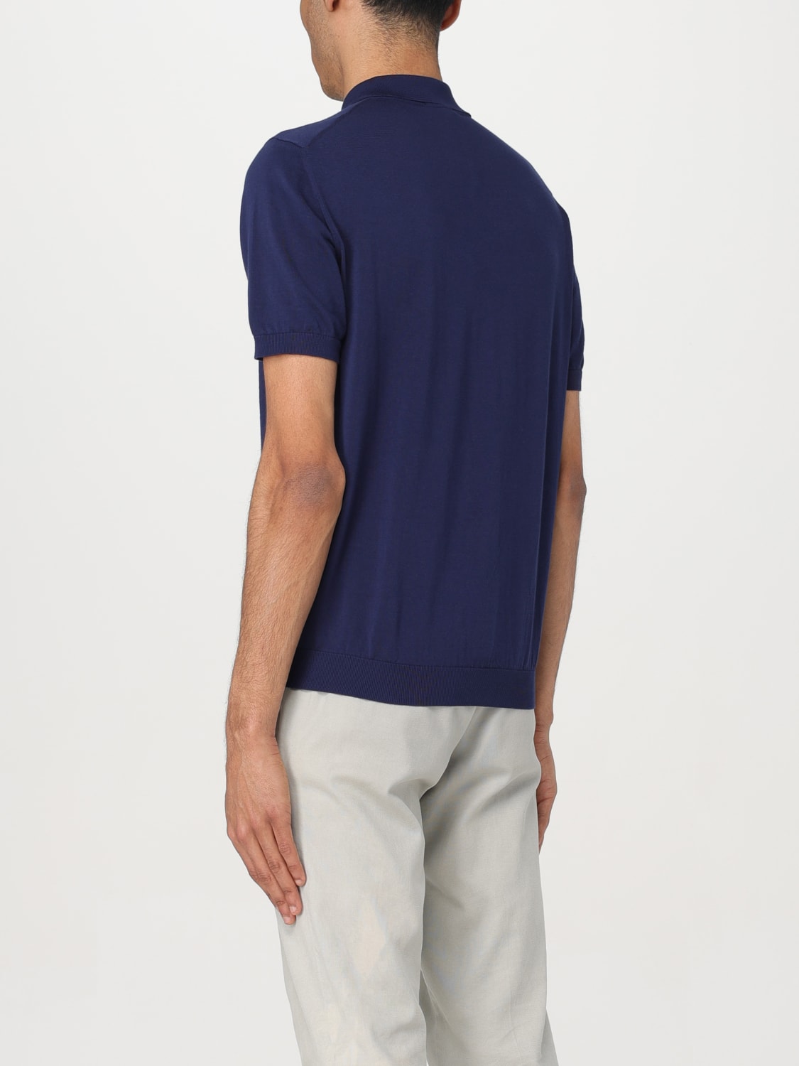 DRUMOHR POLO SHIRT: Polo shirt men Drumohr, Blue 1 - Img 2