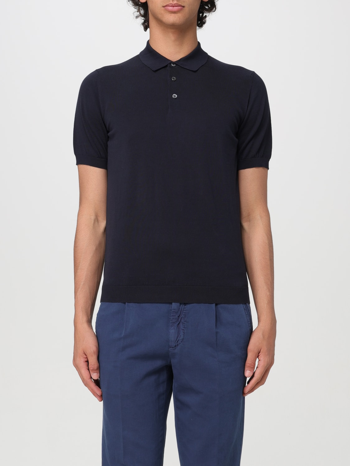 DRUMOHR POLO SHIRT: Polo shirt men Drumohr, Blue 2 - Img 1
