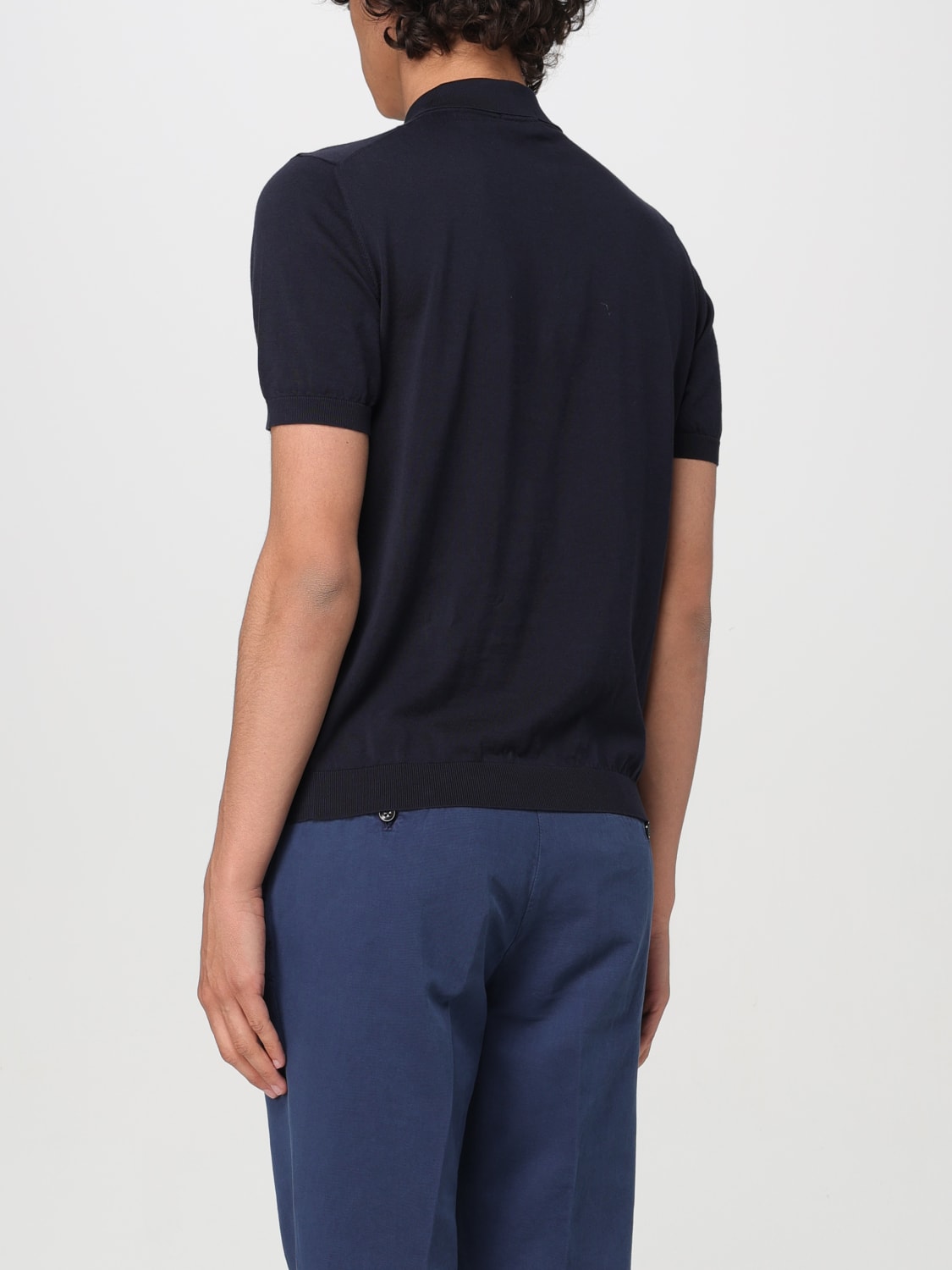 DRUMOHR POLO SHIRT: Polo shirt men Drumohr, Blue 2 - Img 2