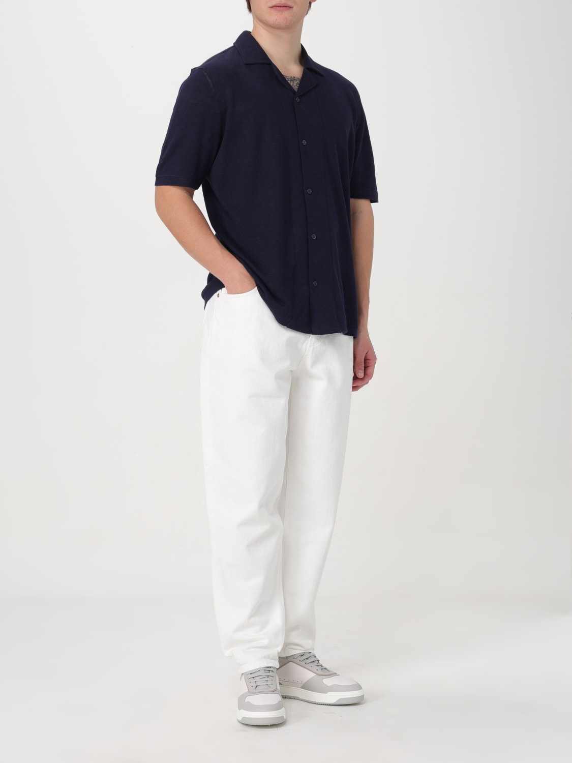 BRUNELLO CUCINELLI PANTS: Pants men Brunello Cucinelli, White - Img 2