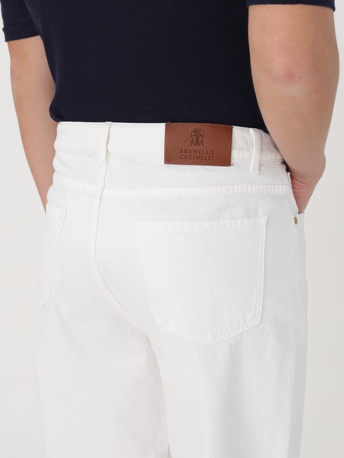 BRUNELLO CUCINELLI PANTS: Pants men Brunello Cucinelli, White - Img 4