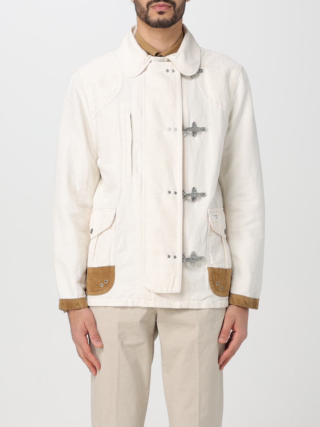 Fay Outlet Jacket men White Fay jacket MAM1348098LVZ1 online at GIGLIO.COM