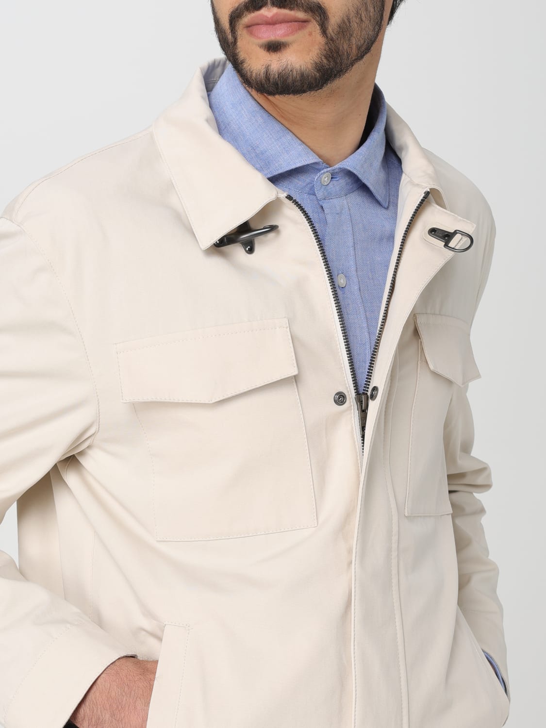 FAY JACKET: Jacket men Fay, White - Img 4